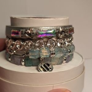 Bomb party stack bracelets